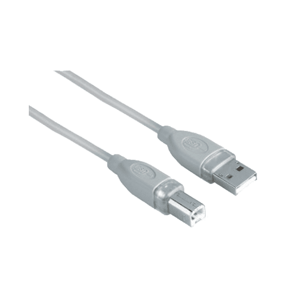 HAMA konverter kabl USB-A 2.0 na USB-B 2.0 (m/m) 1.8m sivi 0