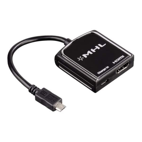 HAMA konverter MHL Micro USB-B (m) na HDMI (ž) + Micro USB-B (ž) 0