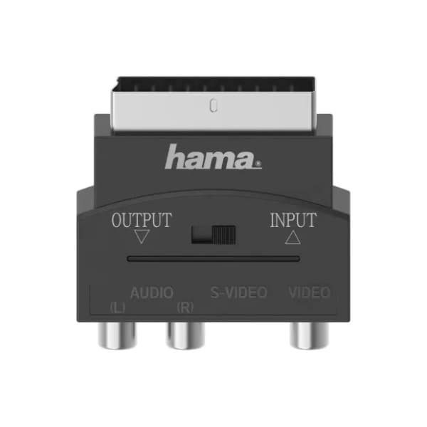 HAMA konverter SCART (m) na 3xRCA (ž) + S-Video (ž) 0