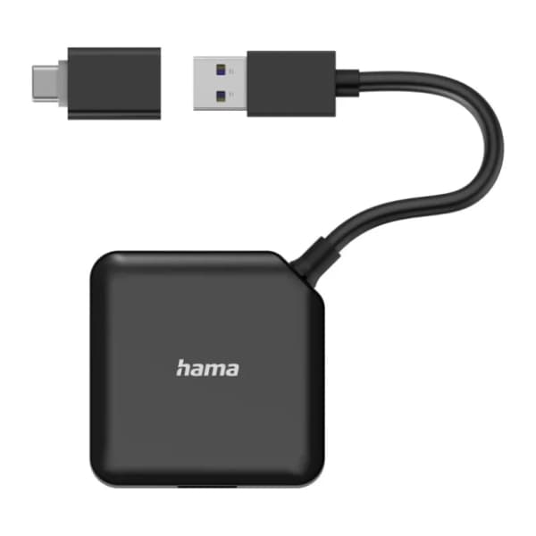 HAMA USB Hub 4-in-1 USB-C/USB 3.2 3