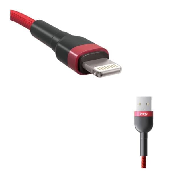MS konverter kabl USB-A 2.0 na Lightning (m/m) 1m crveni 0