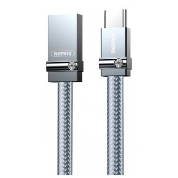 REMAX konverter kabl USB-A na USB-C (m/m) 1m srebrni 0