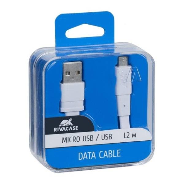 RIVACASE konverter kabl USB-A na Micro USB-B (m/m) 1.2m beli 3