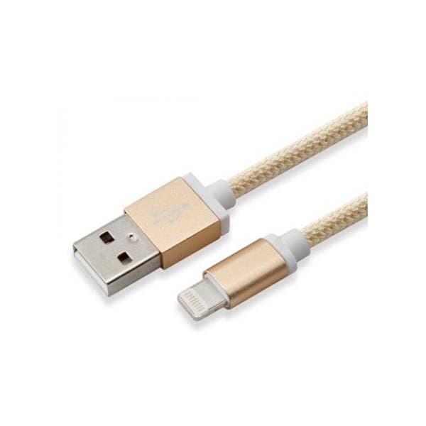 S BOX konverter kabl USB 2.0 na Lightning (m/m) 1.5m zlatni 0