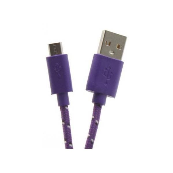S BOX konverter kabl USB na Micro USB-B (m/m) 1m ljubičasti 1
