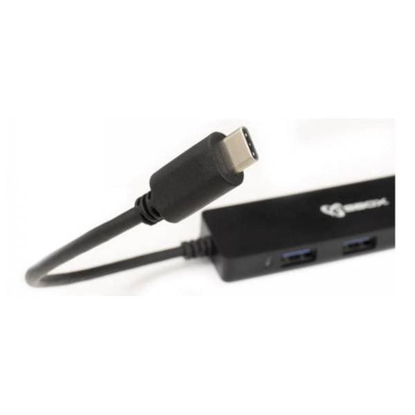 S BOX USB Hub 4-in-1 USB 3.0 2