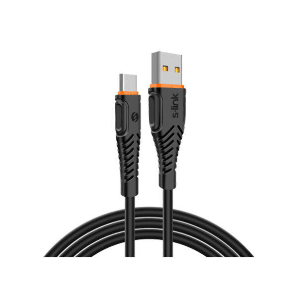 S-LINK konverter kabl USB na USB-C (m/m) 1.2m crni 0