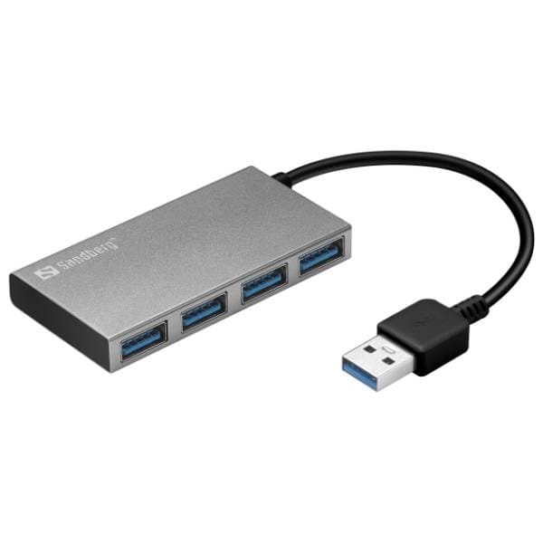 SANDBERG USB Hub 4-in-1 USB 3.0 Pocket Hub 0