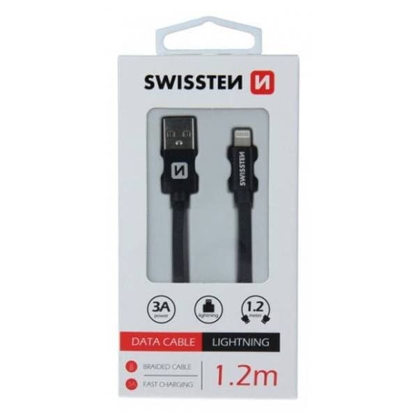 SWISSTEN konverter kabl USB-A na Lightning (m/m) 1.2m 1