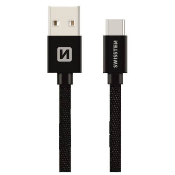 SWISSTEN konverter kabl USB-A na USB-C (m/m) 3m 0