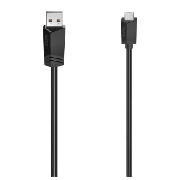 HAMA konverter kabl Micro USB na USB (m/m) 1.5m crni 0