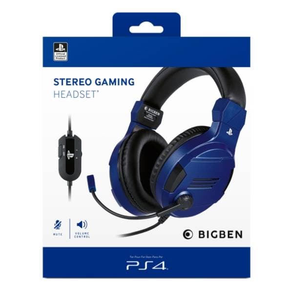 NACON slušalice Bigben PS4 V3 plave 4