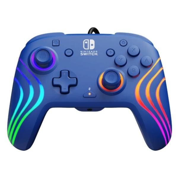 PDP Nintendo Switch gamepad Blue Afterglow Wave 1