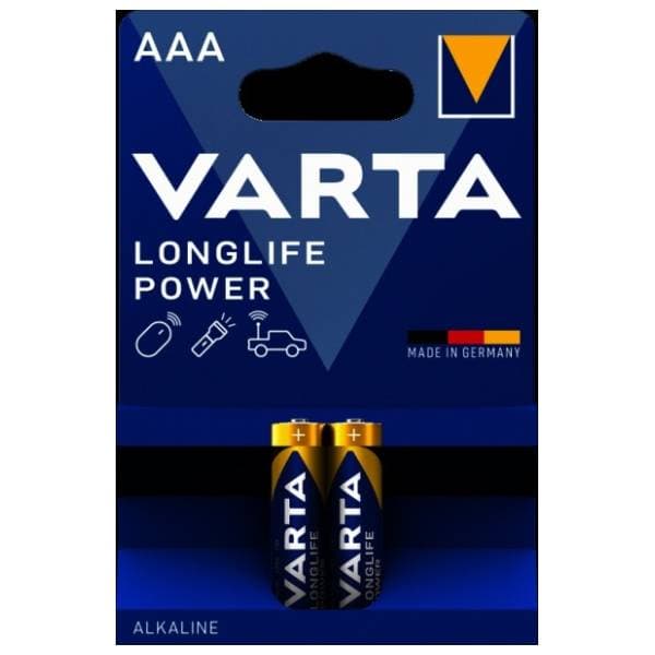 VARTA alkalne baterije Longlife Power AAA LR03 2kom 0