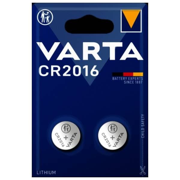 VARTA litijumska baterija Coin CR2016 2kom 0