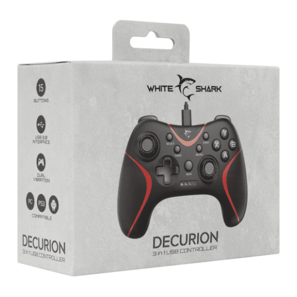 WHITE SHARK gamepad Decurion 7
