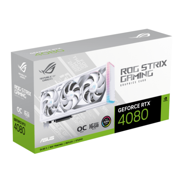 ASUS nVidia GeForce RTX 4080 ROG Strix White OC Edition 16GB GDDR6X 256-bit grafička kartica 16