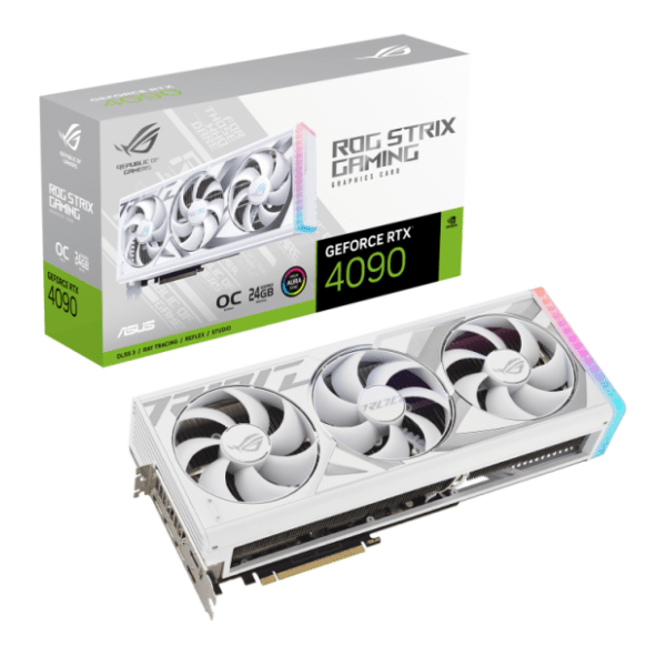 ASUS nVidia GeForce RTX 4090 ROG Strix White OC Edition 24GB GDDR6X 384-bit grafička kartica 0