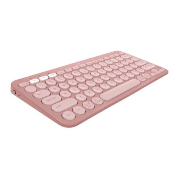 LOGITECH set bežični miš i tastatura Pebble 2 Combo roze 1