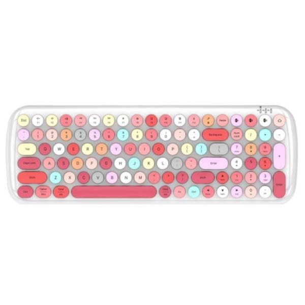 MOFII bežična tastatura BT WL Retro roze 0