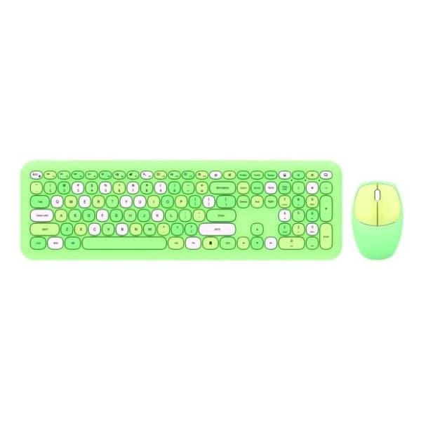 MOFII set bežični miš i tastatura Retro SMK-666395AGGN zeleni 0
