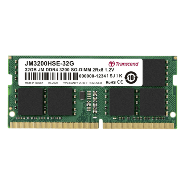 TRANSCEND 32GB DDR4 3200MHz JM3200HSE-32G 0