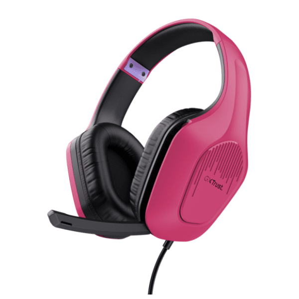 TRUST slušalice GXT 415B Zirox roze 4