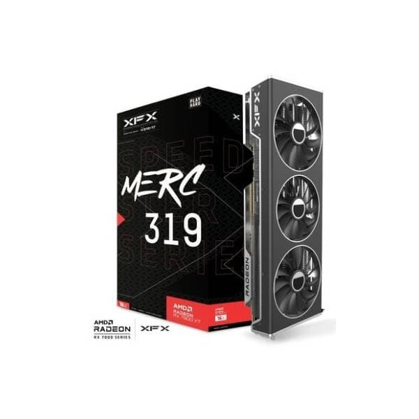 XFX AMD Radeon RX 7800 XT Speedster MERC 319 Black Edition 16GB GDDR6 256-bit grafička kartica 0