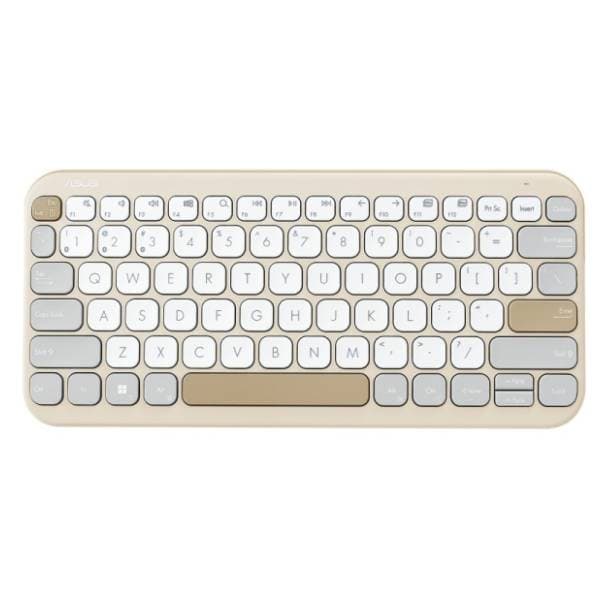 ASUS bežična tastatura KW100 Marshmallow bež 0