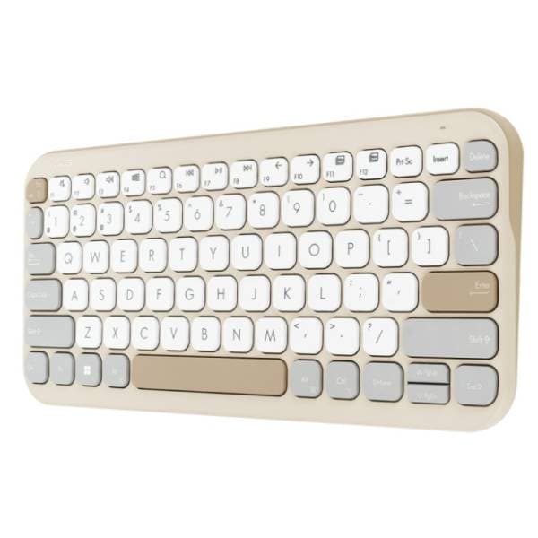 ASUS bežična tastatura KW100 Marshmallow bež 2