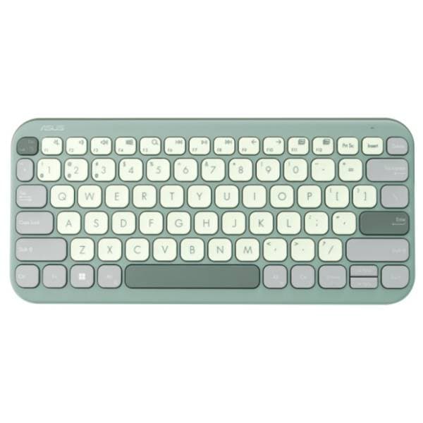 ASUS bežična tastatura KW100 Marshmallow zelena 0
