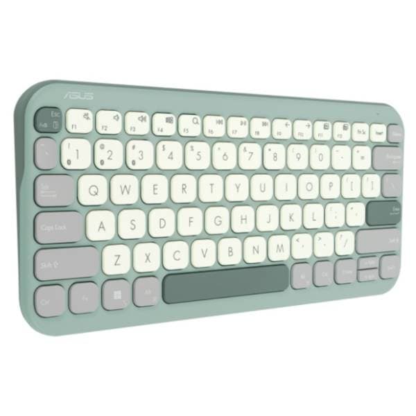 ASUS bežična tastatura KW100 Marshmallow zelena 2