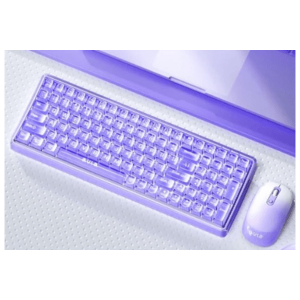 AULA set bežični miš i tastatura AC210 combo Purple 0