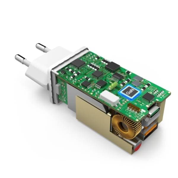 HAMA adapter GaN USB-A/USB-C 65W 2