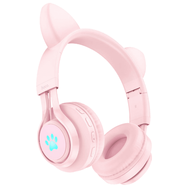 HOCO slušalice W39 Cat roze 0