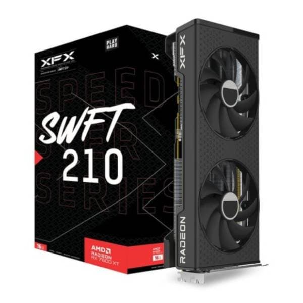 XFX AMD Radeon RX 7600 XT Speedster SWFT 210 16GB GDDR6 128-bit grafička kartica 0