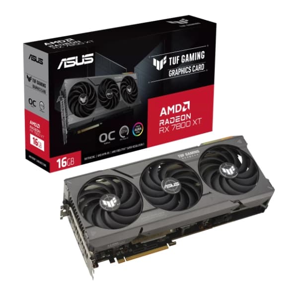 ASUS AMD Radeon RX 7800 XT TUF OC Edition 16GB GDDR6 256-bit grafička kartica 0