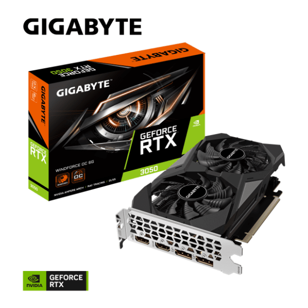GIGABYTE nVidia GeForce RTX 3050 WINDFORCE OC 6GB GDDR6 96-bit grafička kartica 7