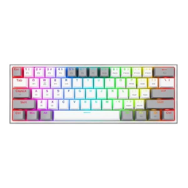 REDRAGON bežična tastatura Fizz Pro K616 RGB bela 0