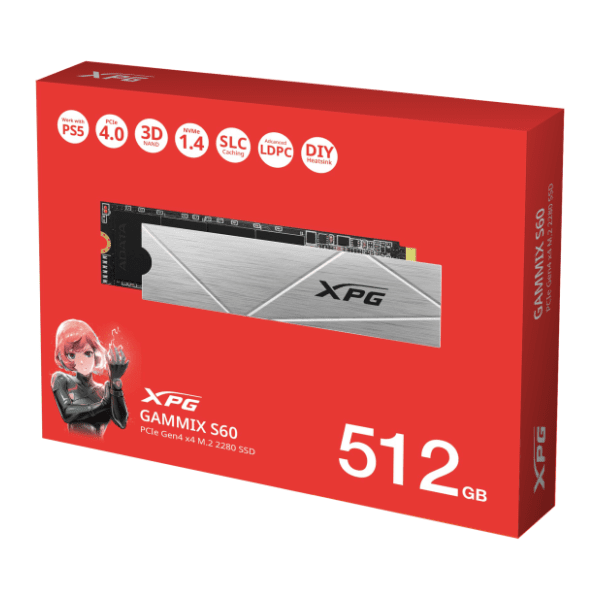 A-DATA SSD 512GB XPG AGAMMIXS60-512G-CS 5