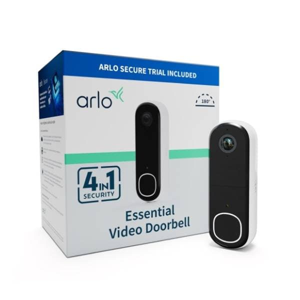 ARLO kamera za video nadzor AVD3001-100EUS Essential (Gen. 2) Video Doorbell 2K Wireless 2