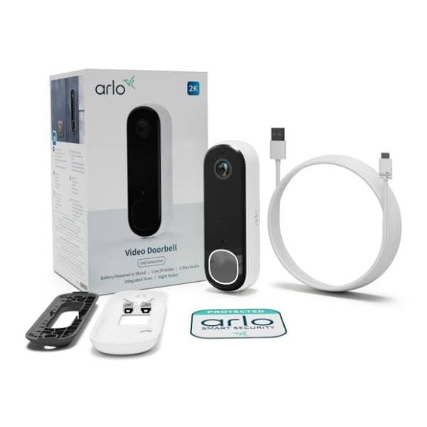 ARLO kamera za video nadzor AVD4001-100EUS Essential (Gen. 2) Video Doorbell 2K Wireless 4