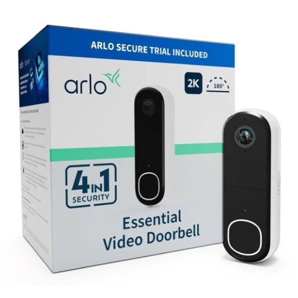 ARLO kamera za video nadzor AVD4001-100EUS Essential (Gen. 2) Video Doorbell 2K Wireless 3