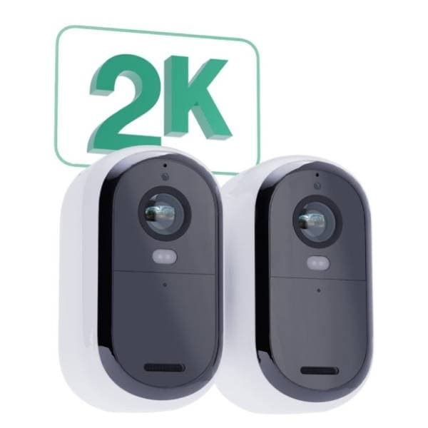 ARLO kamera za video nadzor VMC3250-100EUS Essential Outdoor 2K White Set od 2. kamere 1