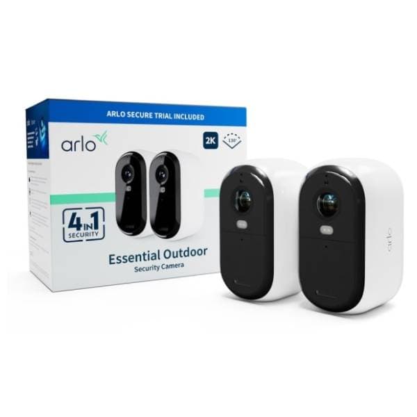 ARLO kamera za video nadzor VMC3250-100EUS Essential Outdoor 2K White Set od 2. kamere 5