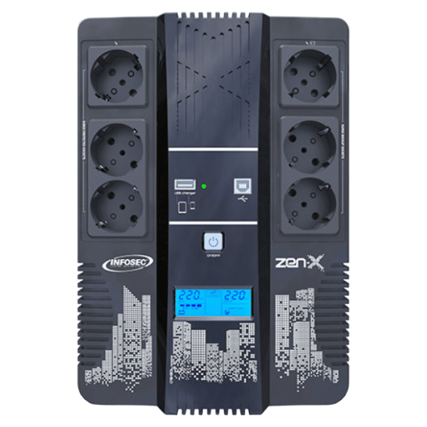 INFOSEC Zen-X 800 FR/SCHUKO UPS uređaj 1