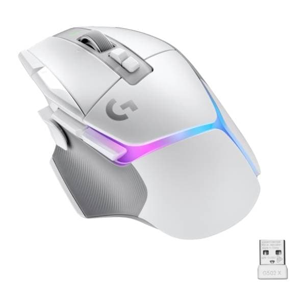 LOGITECH bežični miš G502 X Plus beli 1