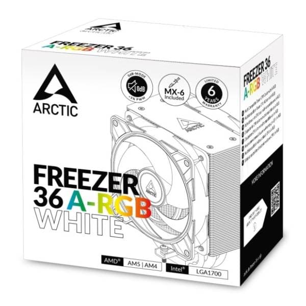 ARCTIC Freezer 36 A-RGB White kuler za procesor 4