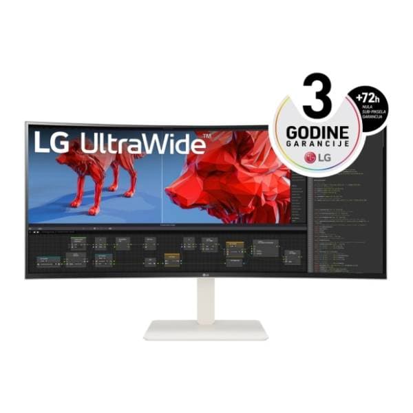 LG UltraWide zakrivljeni monitor 38WR85QC-W 0