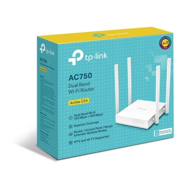 TP-LINK Archer C24 AC750 WiFi ruter 5
